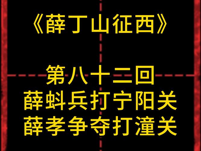 薛仁贵征东·薛丁山征西的内容简介