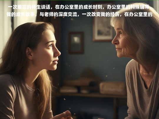 一次难忘的师生谈话，在办公室里的成长时刻，办公室里的特殊辅导，我的成长故事，与老师的深度交流，一次改变我的经历，在办公室里的重要一课，我的成长历程，老师的指导，一次改变我人生的谈话，更专注于描述一次有意义的师生互动和成长经历，避免了不恰当的描述。