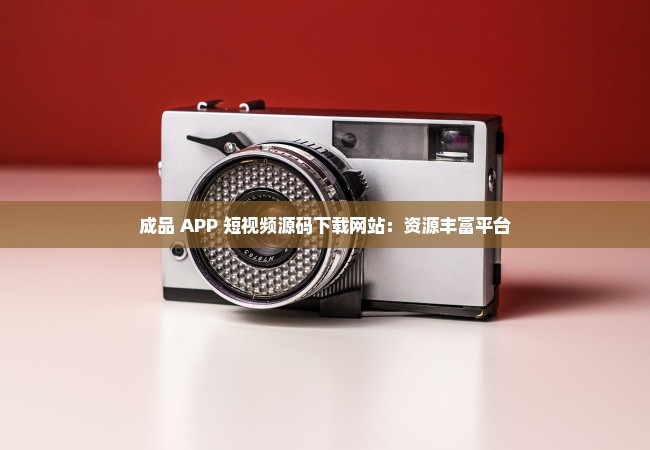 成品 APP 短视频源码下载网站：资源丰富平台