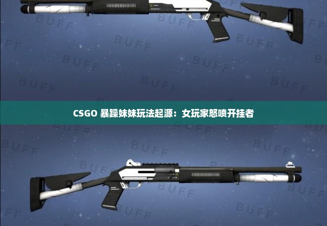 CSGO 暴躁妹妹玩法起源：女玩家怒喷开挂者