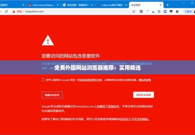 免费外国网站浏览器推荐：实用精选