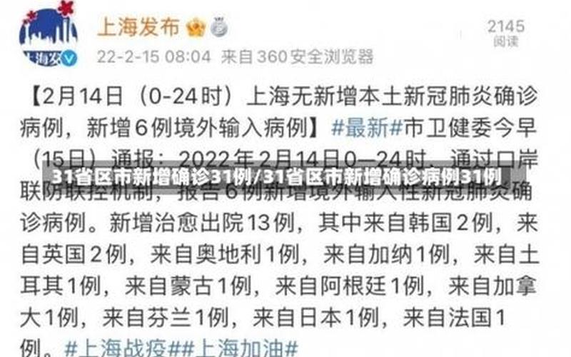 31省份新增5例北京2例,何时疫情能够真正的结束-，31省新增确诊最新消息