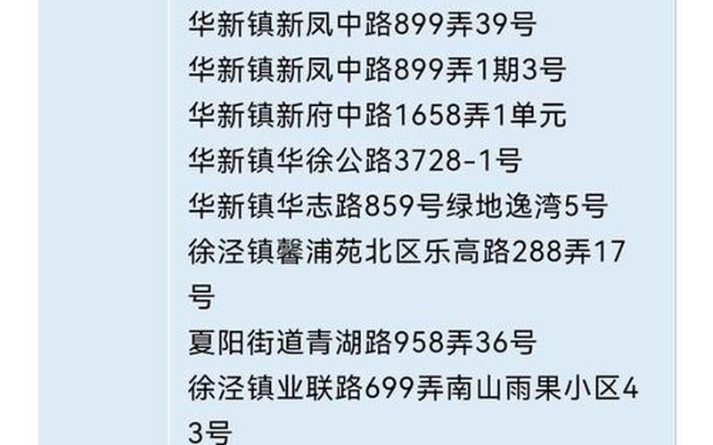 国内今天上海疫情(今天上海最新疫情爆发)，上海中高风险地区最新名单一览_1