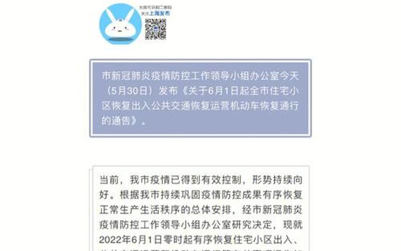 上海解封-6月1日零时起有序恢复住宅小区出入、公共交通运营-今日热点..._4，上海wework疫情 上海疫情官方通报